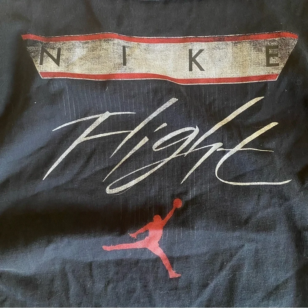 Nike Air Jordan Men's Black Graphic T-Shirt Size 3XL